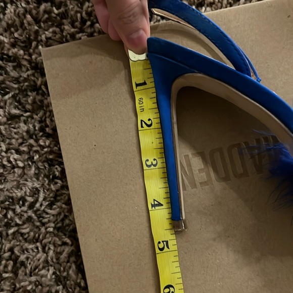 Steve Madden Royal Blue, Satin Heels 💙 - Picture 7 of 7